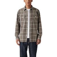Chemise de travailleur classique à manches longues pour hommes, Levi's Front_Flat