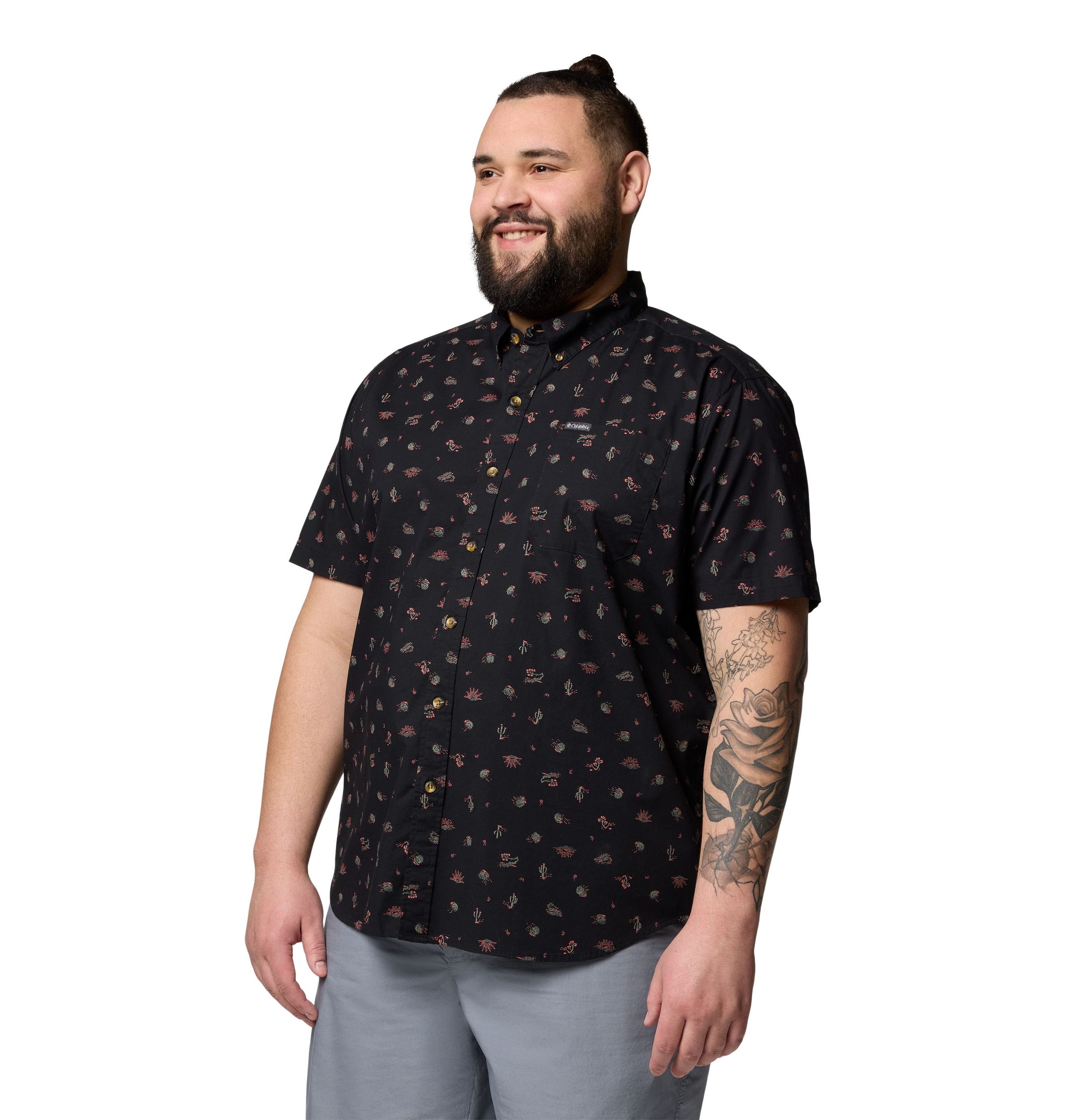 Chemise imprimée pour hommes, Rapid Rivers, Columbia