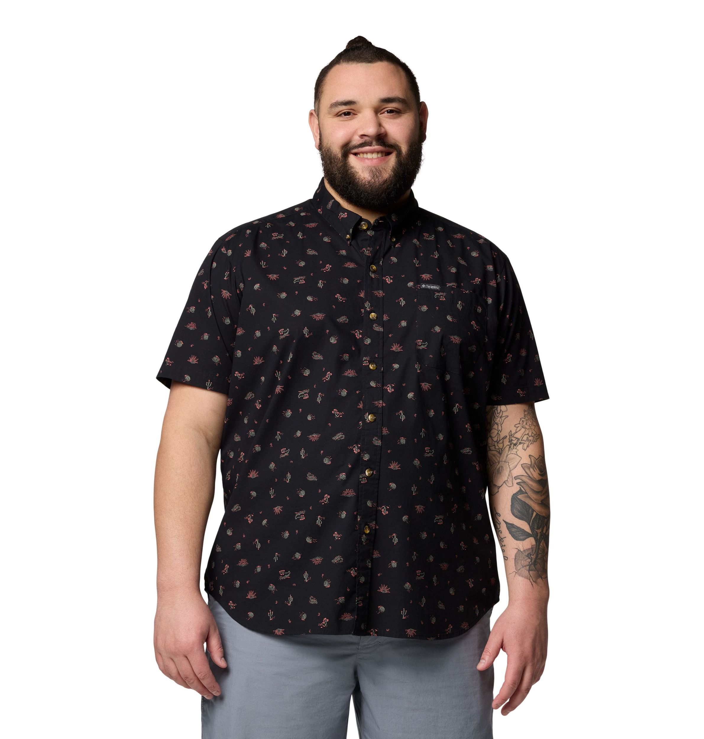 Chemise imprimée pour hommes, Rapid Rivers, Columbia