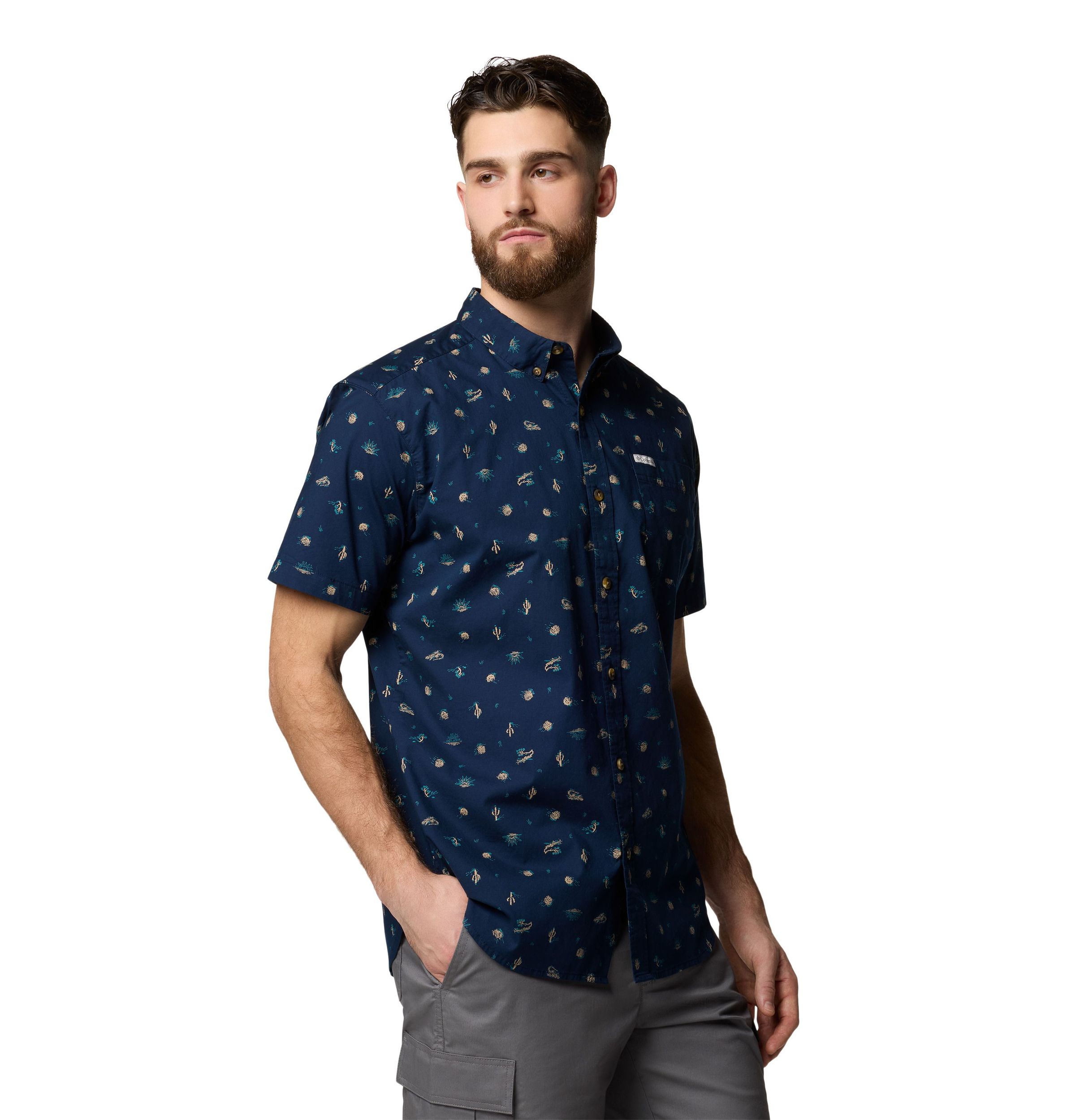 Chemise imprimée pour hommes, Rapid Rivers, Columbia