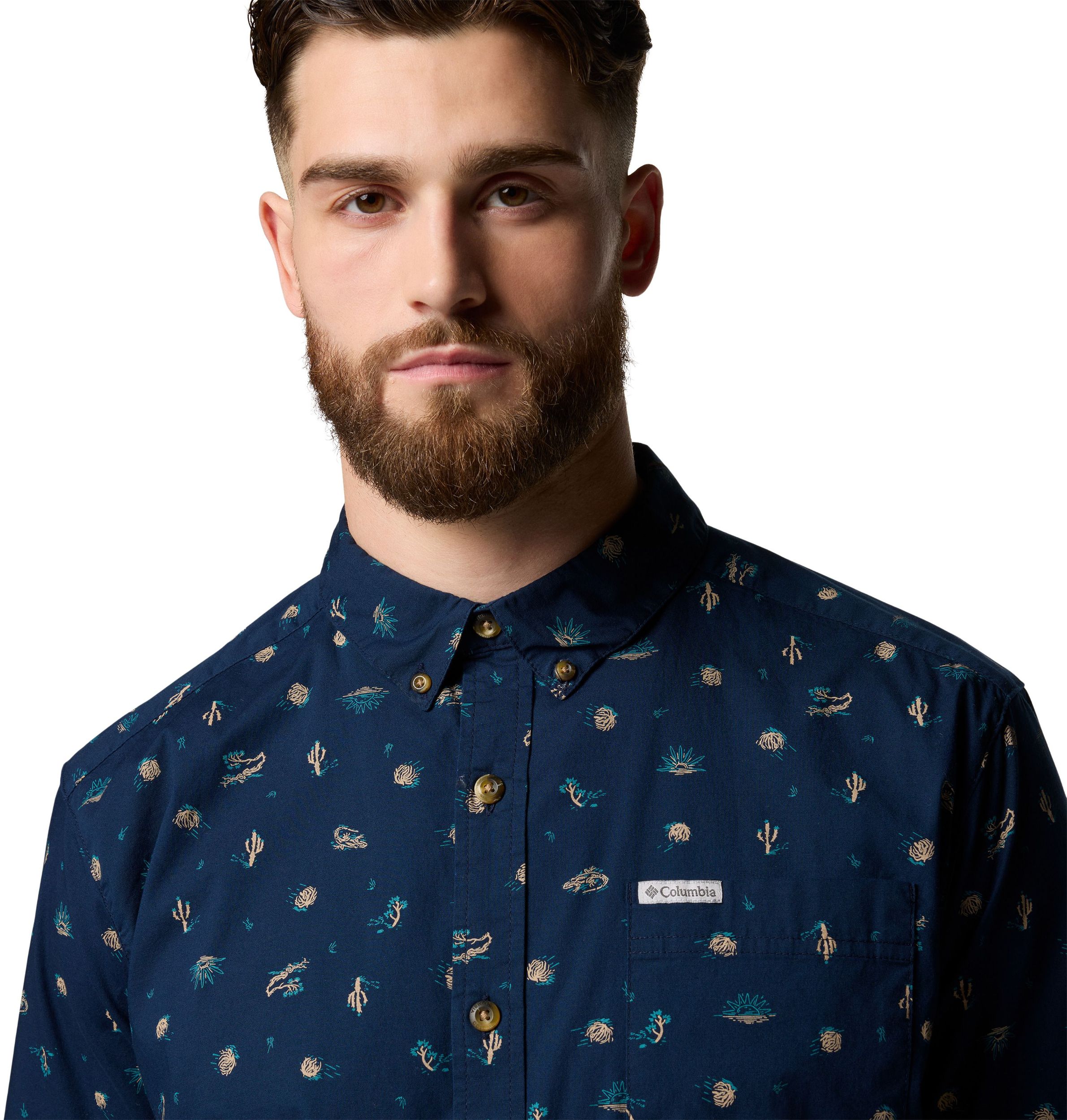 Chemise imprimée pour hommes, Rapid Rivers, Columbia