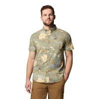 Columbia Men's Rapid River Printed Shirt Front_Flat