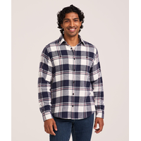 WindRiver Men's Basic Stretch Flannel Shirt