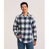 Chemise en flanelle extensible de base pour hommes, WindRiver Front_Flat