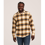 WindRiver Men's Basic Stretch Flannel Shirt