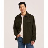 Surchemise en coton brossé tendance pour homme, WindRiver Front_Flat