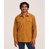 WindRiver Men's Fashion Brushed Cotton Overshirt