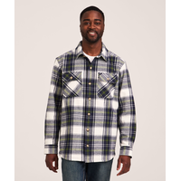 WindRiver Men's Fashion Stretch Flannel Overshirt