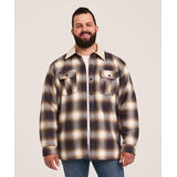Veste-chemise en flanelle doublée de sherpa T-MAX HEATMD pour hommes, WindRiver Front_Flat