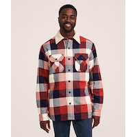 WindRiver Men's T-MAX Heat™ Sherpa Lined Flannel Shacket