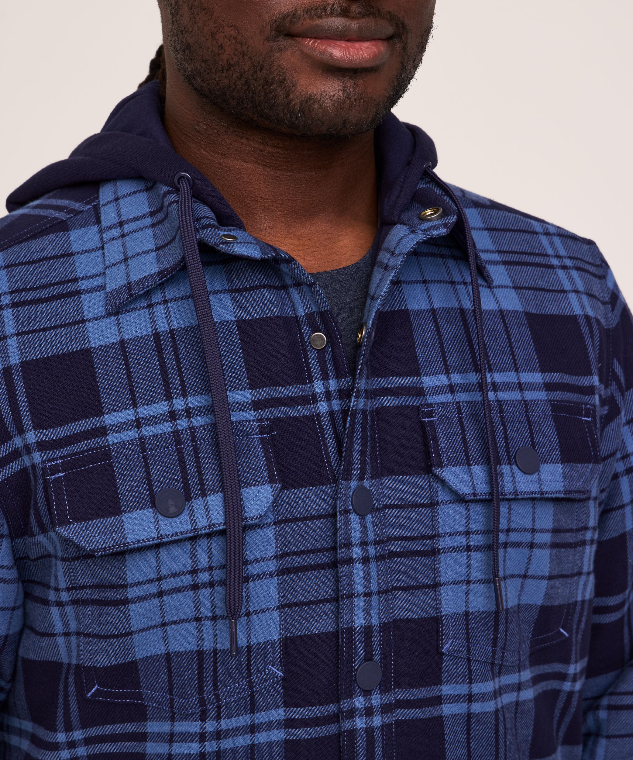 Chemise en flanelle à capuche doublée T-Max ElementMC pour hommes, WindRiver