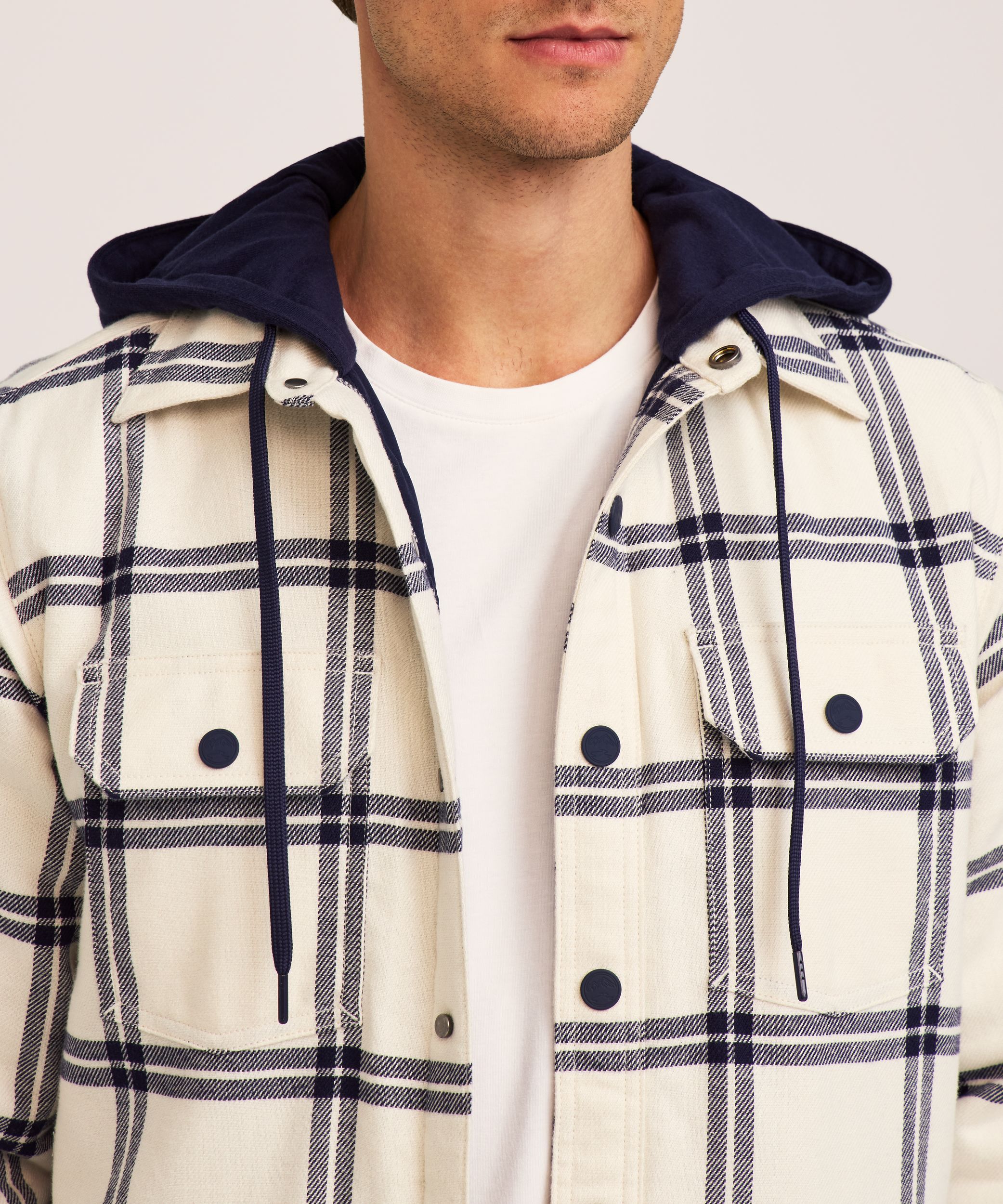 WindRiver Men's T-Max Element™ Lined Hooded Flannel Shirt