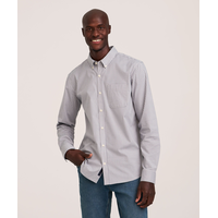 Denver Hayes Men's Casual Plaid Long Sleeve Sport Shirt