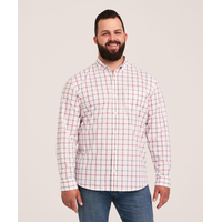 Chemise de sport décontractée à carreaux et à manches longues pour hommes, Denver Hayes