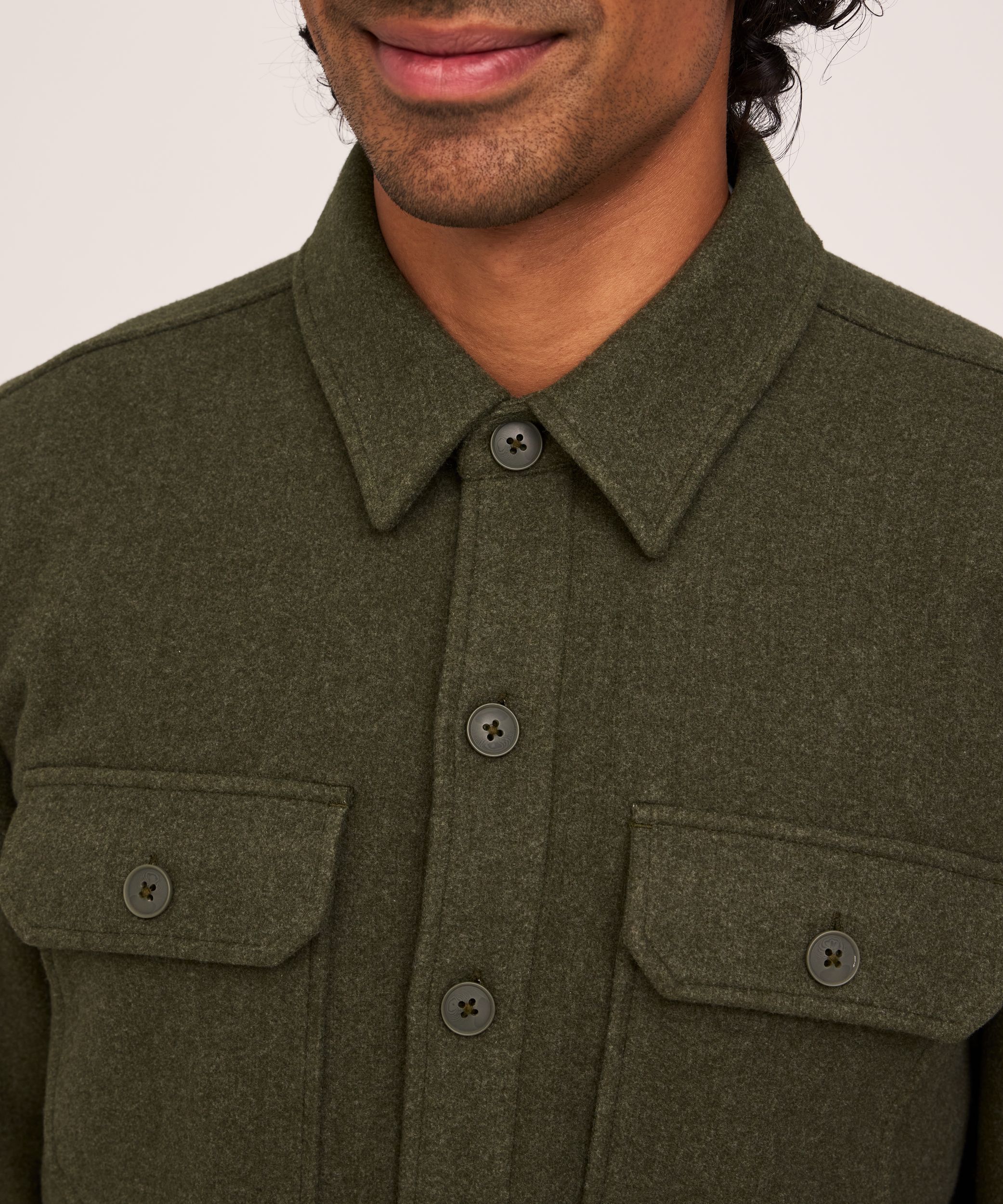 Denver Hayes Men's Wool-Like Shacket