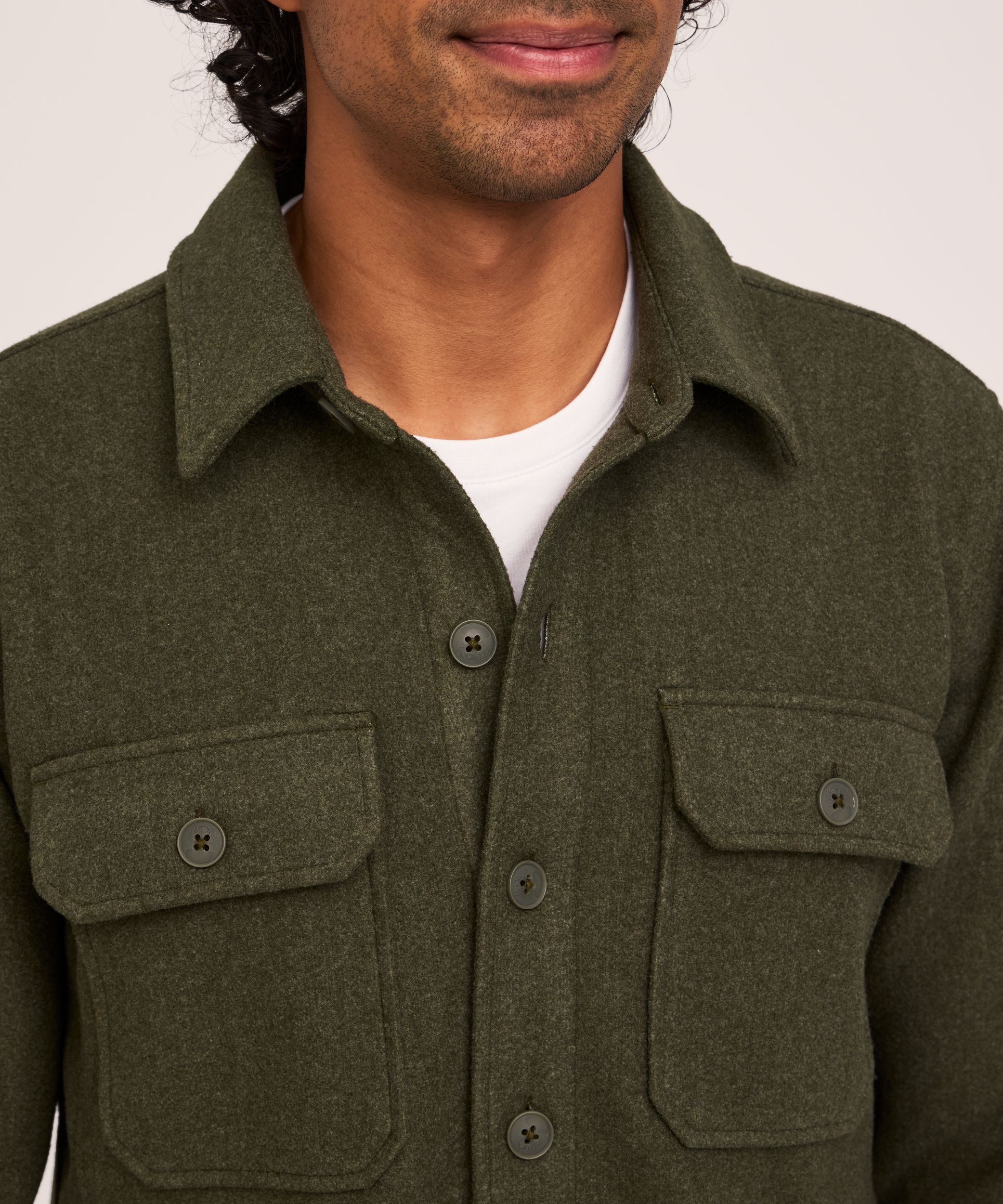 Denver Hayes Men's Wool-Like Shacket