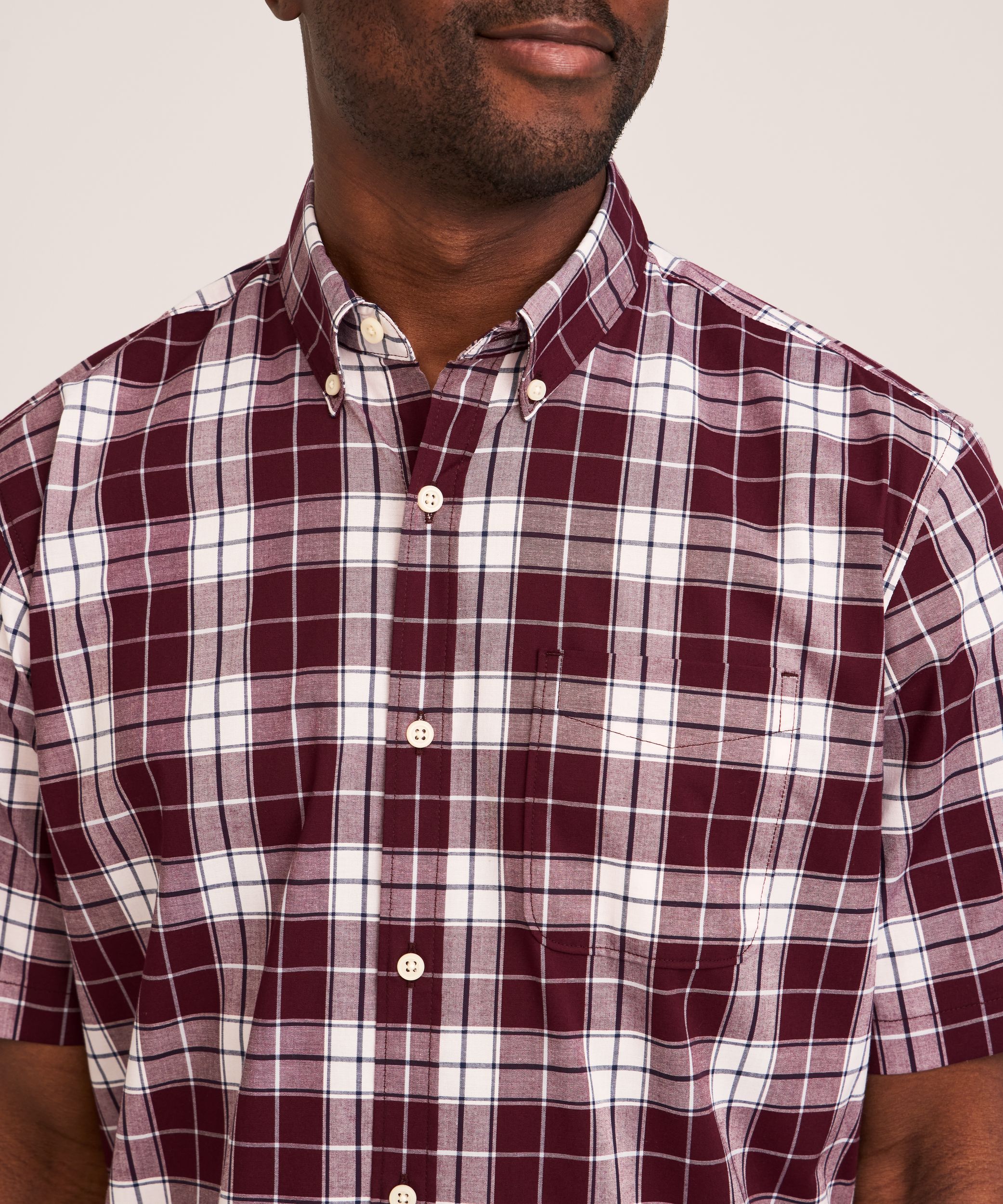 Chemise de sport à carreaux décontractée pour hommes, Denver Hayes