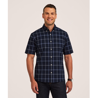 Denver Hayes Men's Casual Plaid Sport Shirt