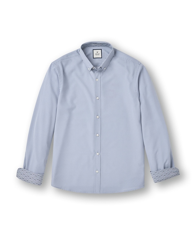 Denver Hayes Men's Hybrid 4-Way Stretch Long Sleeve Shirt