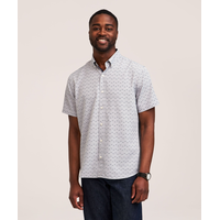 Denver Hayes Men's Hybrid 4-Way Stretch Short Sleeve Shirt
