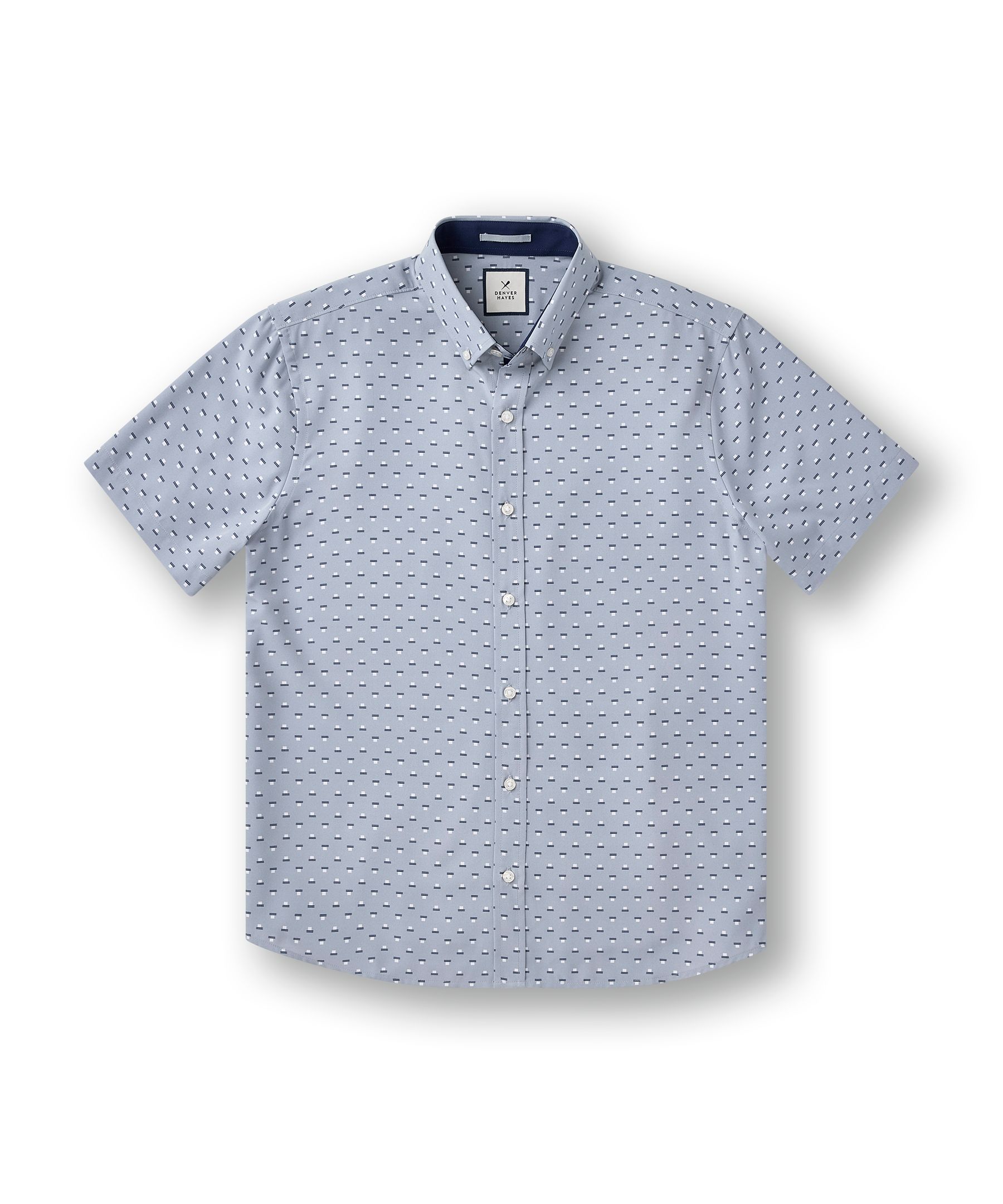 Denver Hayes Men's Hybrid 4-Way Stretch Short Sleeve Shirt