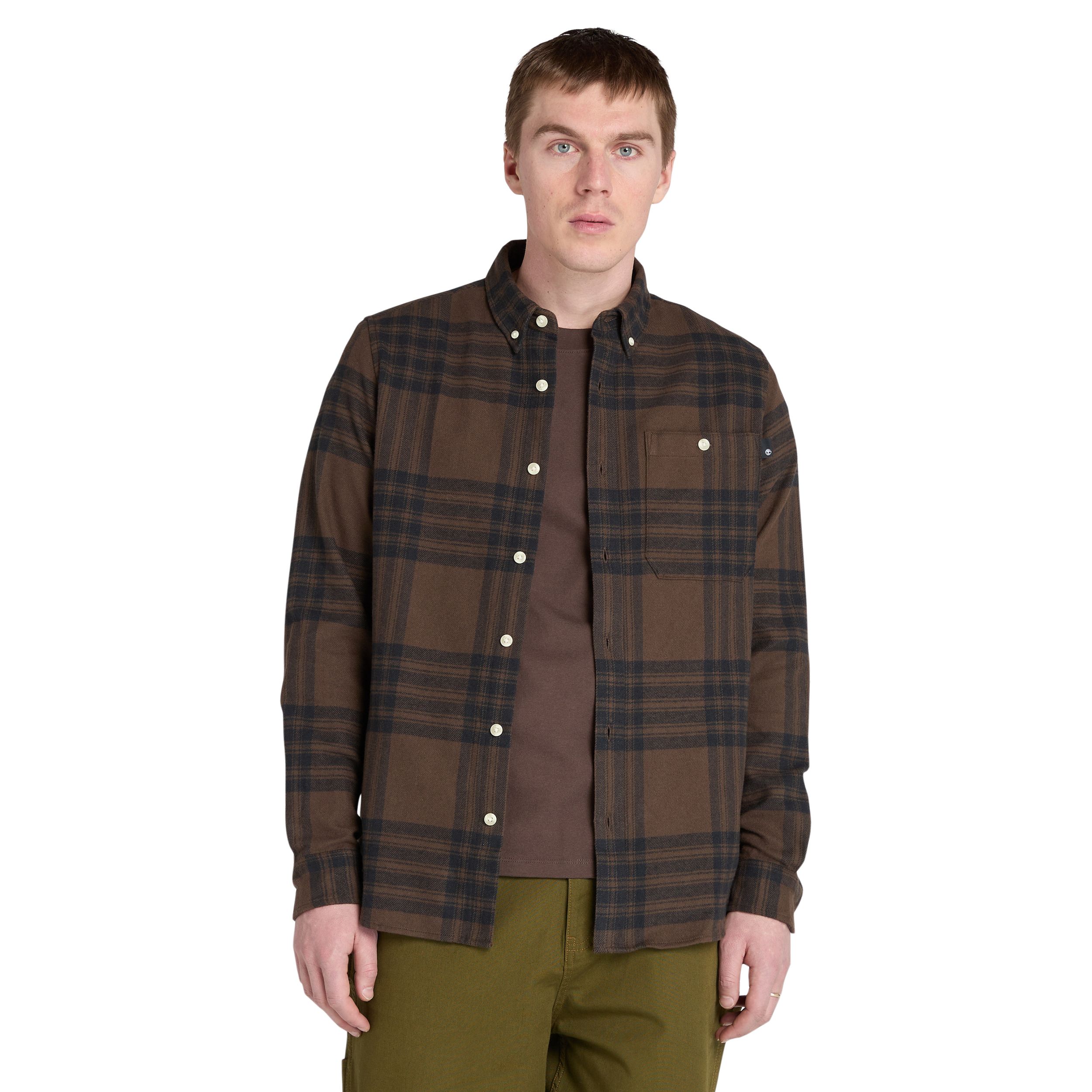 Chemise en flanelle d'épaisseur moyenne pour hommes, Timberland