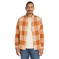 Chemise en flanelle d'épaisseur moyenne pour hommes, Timberland Front_Flat