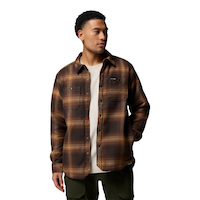 Columbia Men's Windward II Sherpa Lined Shacket Front_Flat