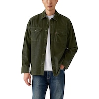 Levi's Men's Classic Corduroy Long Sleeve Shirt Front_Flat