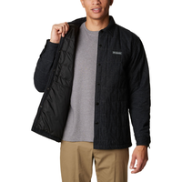 Chemise-veste matelassée pour hommes, Landroamer, Columbia Front_Flat