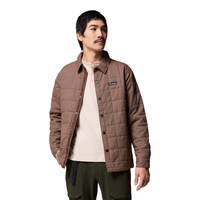 Columbia Men's Landroamer Quilted Shacket Front_Flat