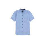 Chemise extensible pour hommes, Silver Front_Flat