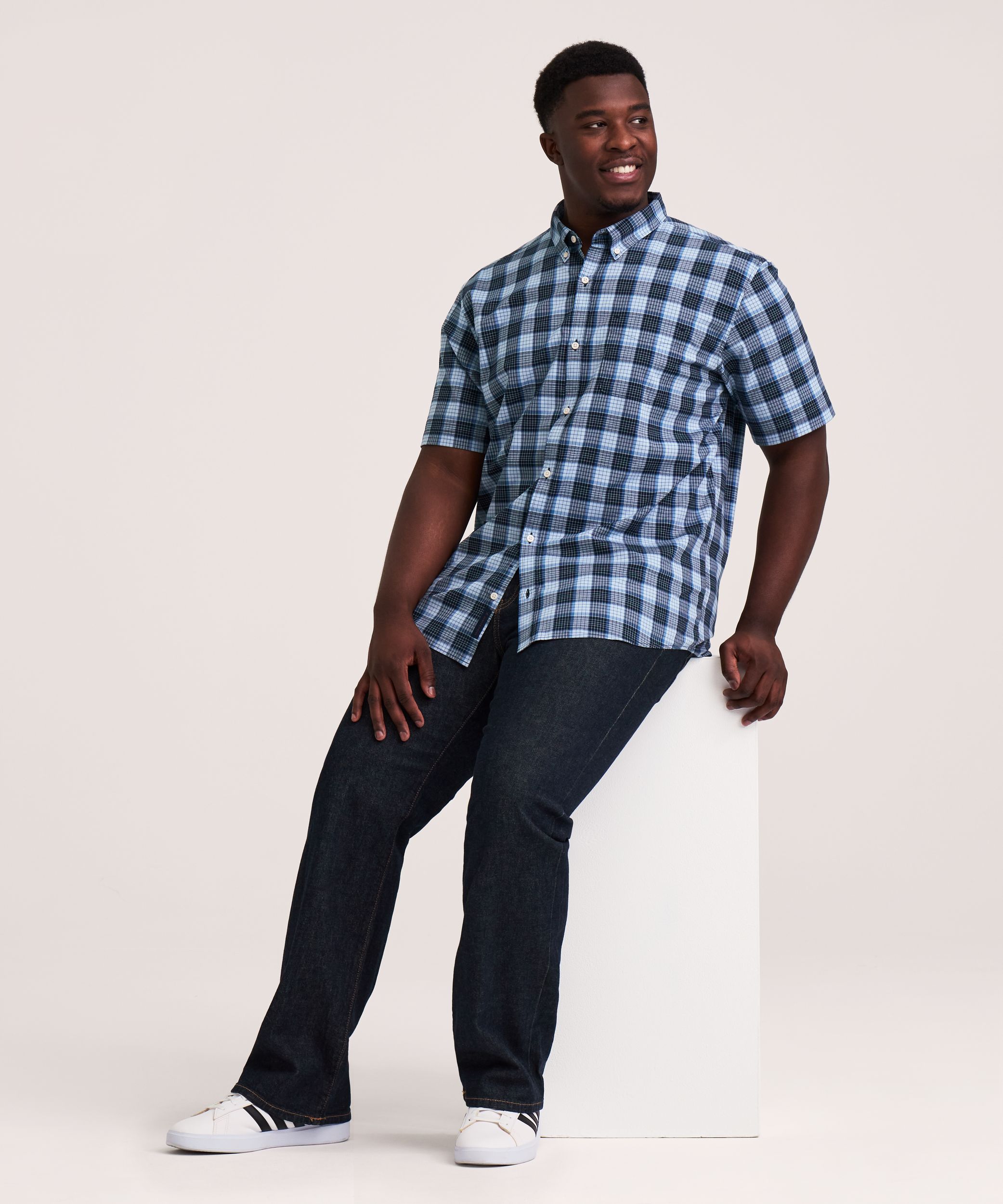 Chemise sport décontractée à manches courtes, Denver Hayes