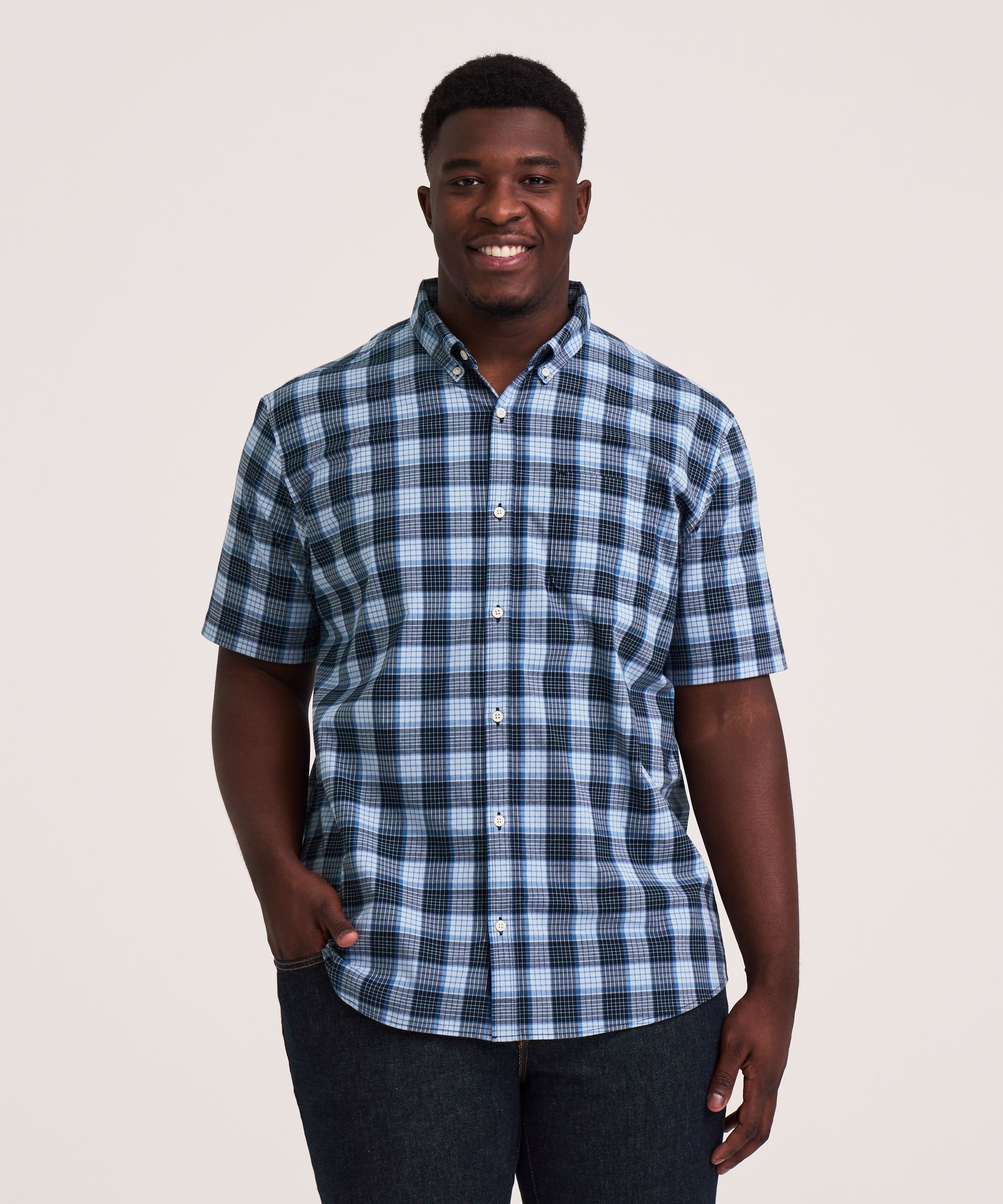 Chemise sport décontractée à manches courtes, Denver Hayes