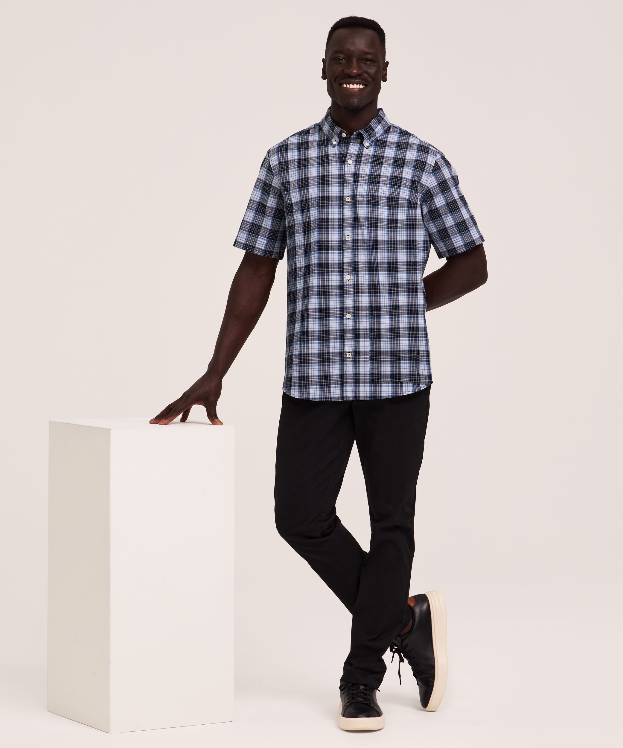 Chemise sport décontractée à manches courtes, Denver Hayes