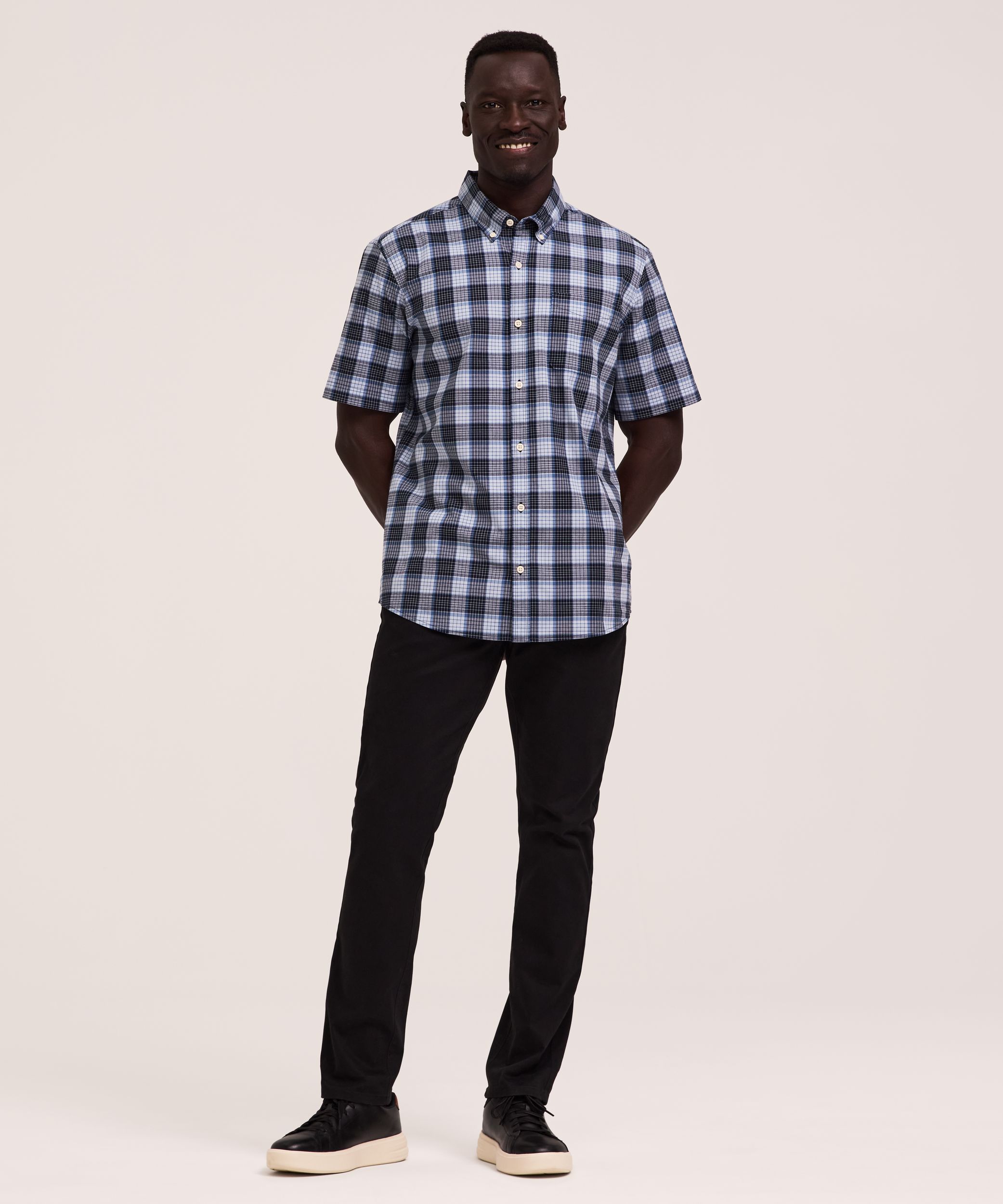 Chemise sport décontractée à manches courtes, Denver Hayes