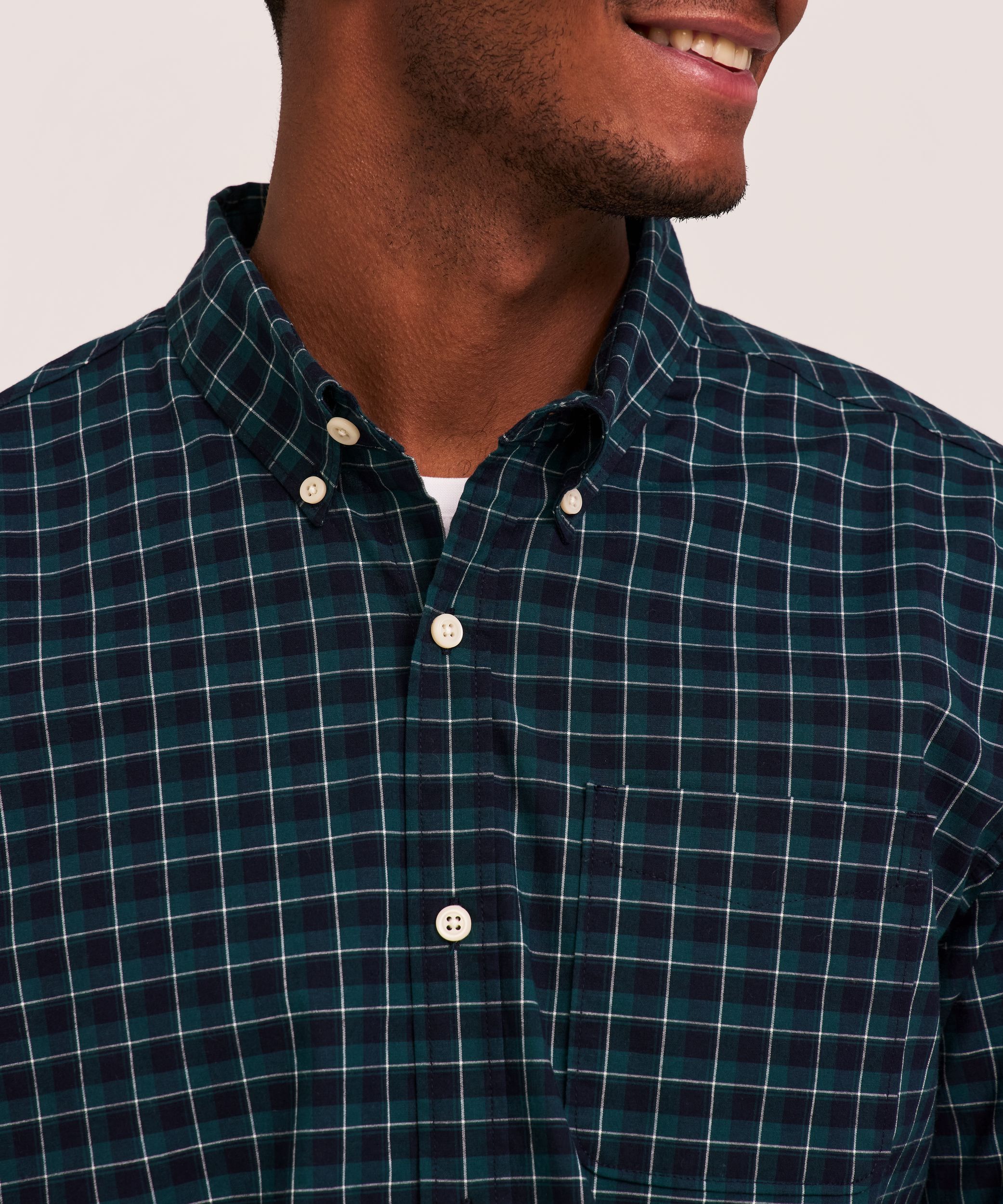 Chemise sport décontractée à manches longues, Denver Hayes