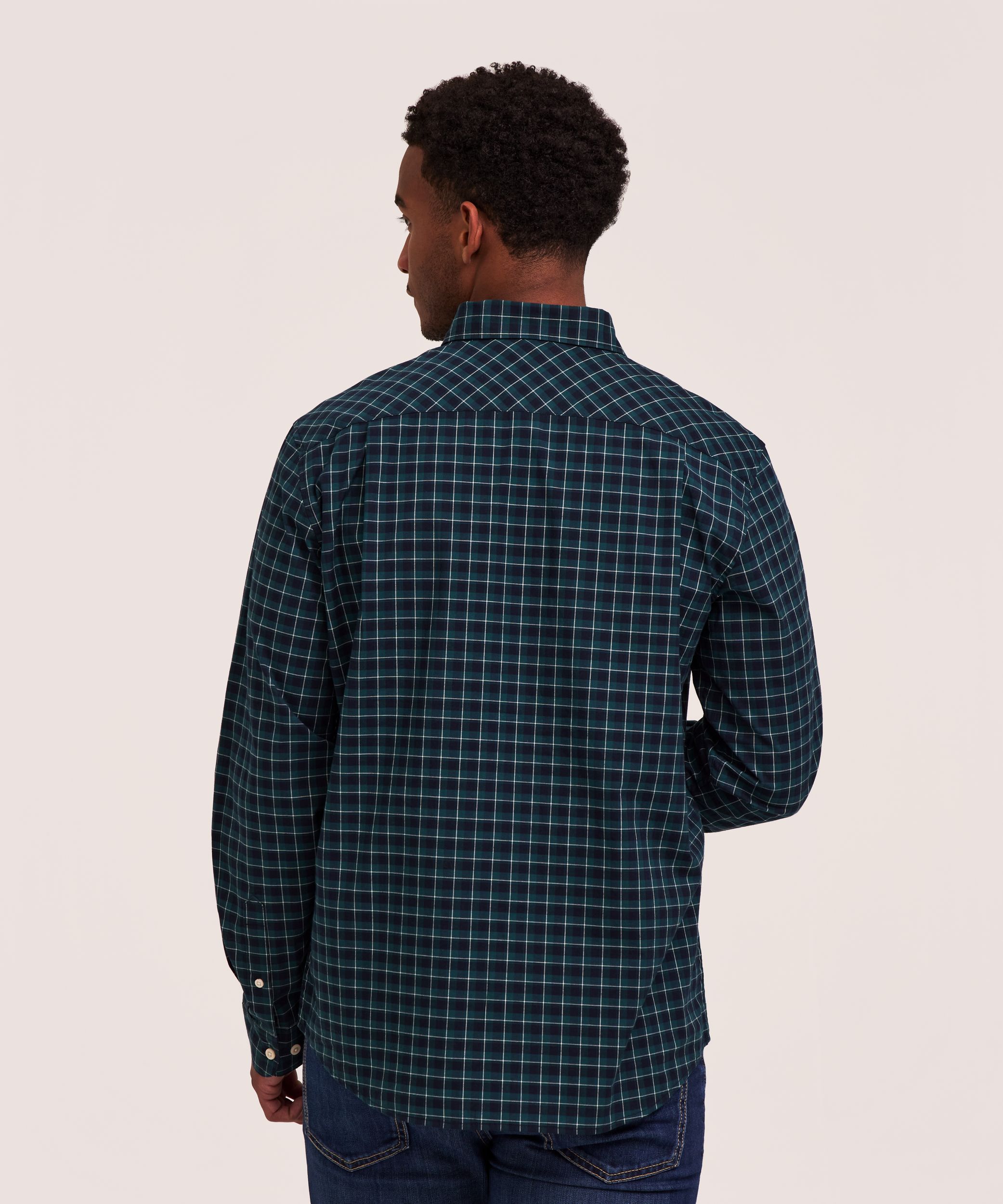 Chemise sport décontractée à manches longues, Denver Hayes