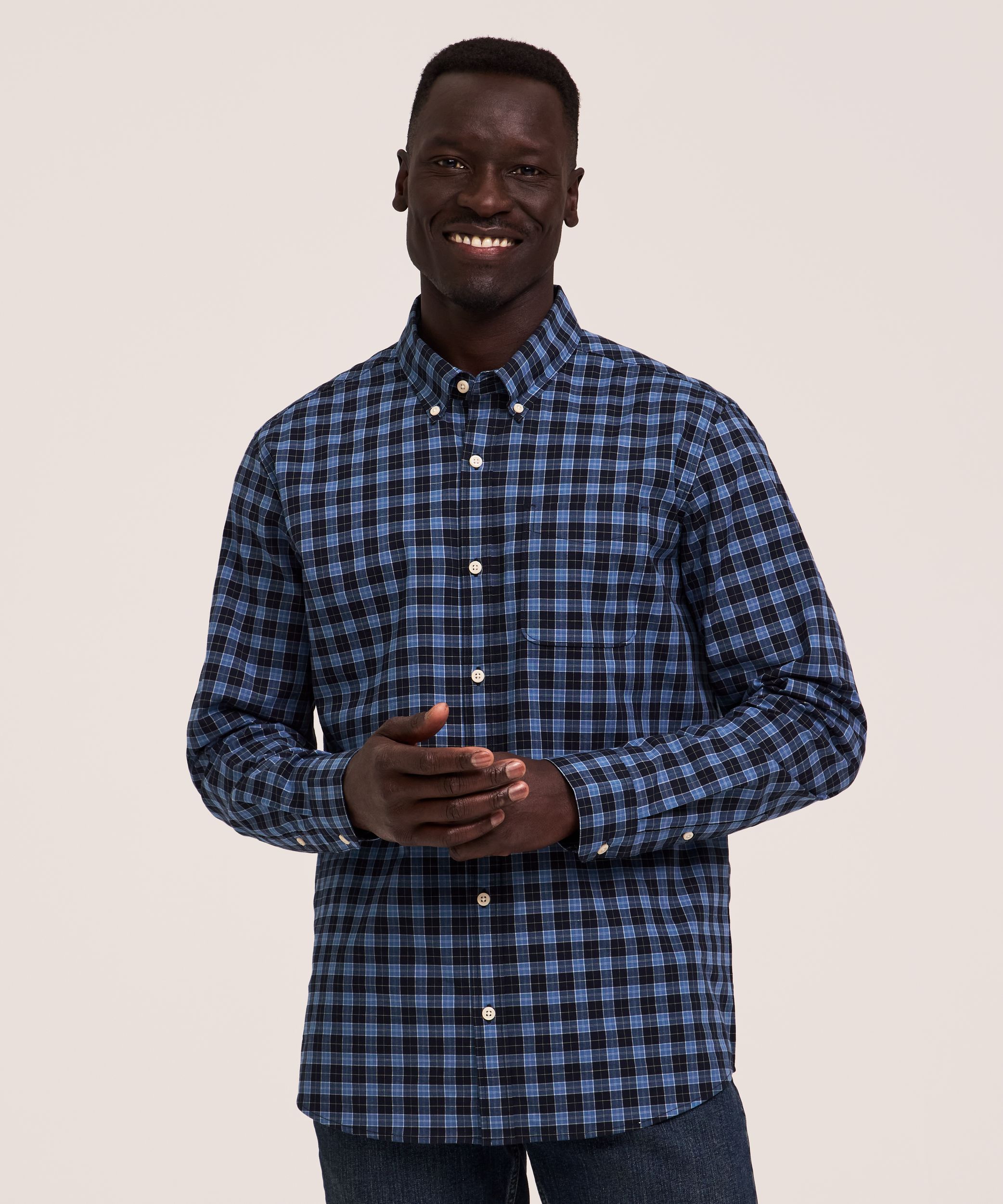 Denver Hayes Long Sleeve Casual Sports Shirt