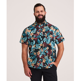 Chemise à manches courtes et à imprimé intégral pour hommes, FarWest Front_Flat
