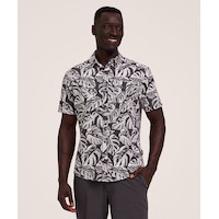 FarWest Men's All-Over Print Short Sleeve Shirt