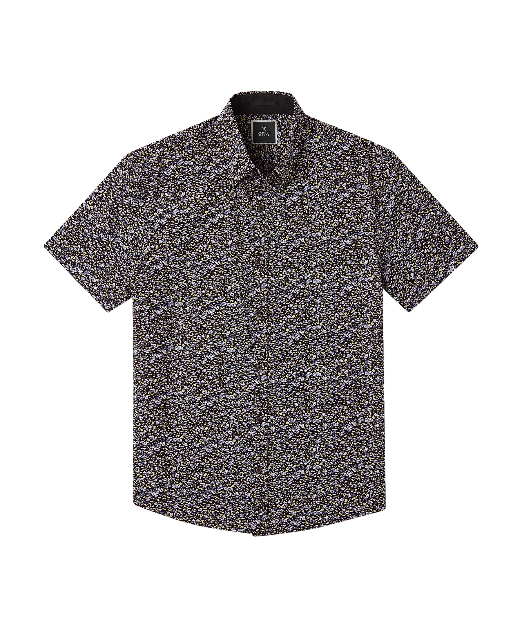 Denver Hayes Men's Short Sleeve 4-Way Stretch Shirt