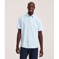 Denver Hayes Men's Short Sleeve 4-Way Stretch Shirt