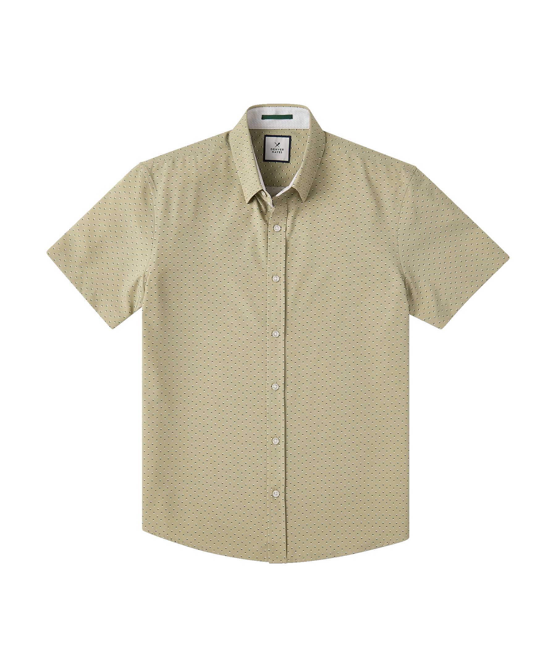 Denver Hayes Men's Short Sleeve 4-Way Stretch Shirt