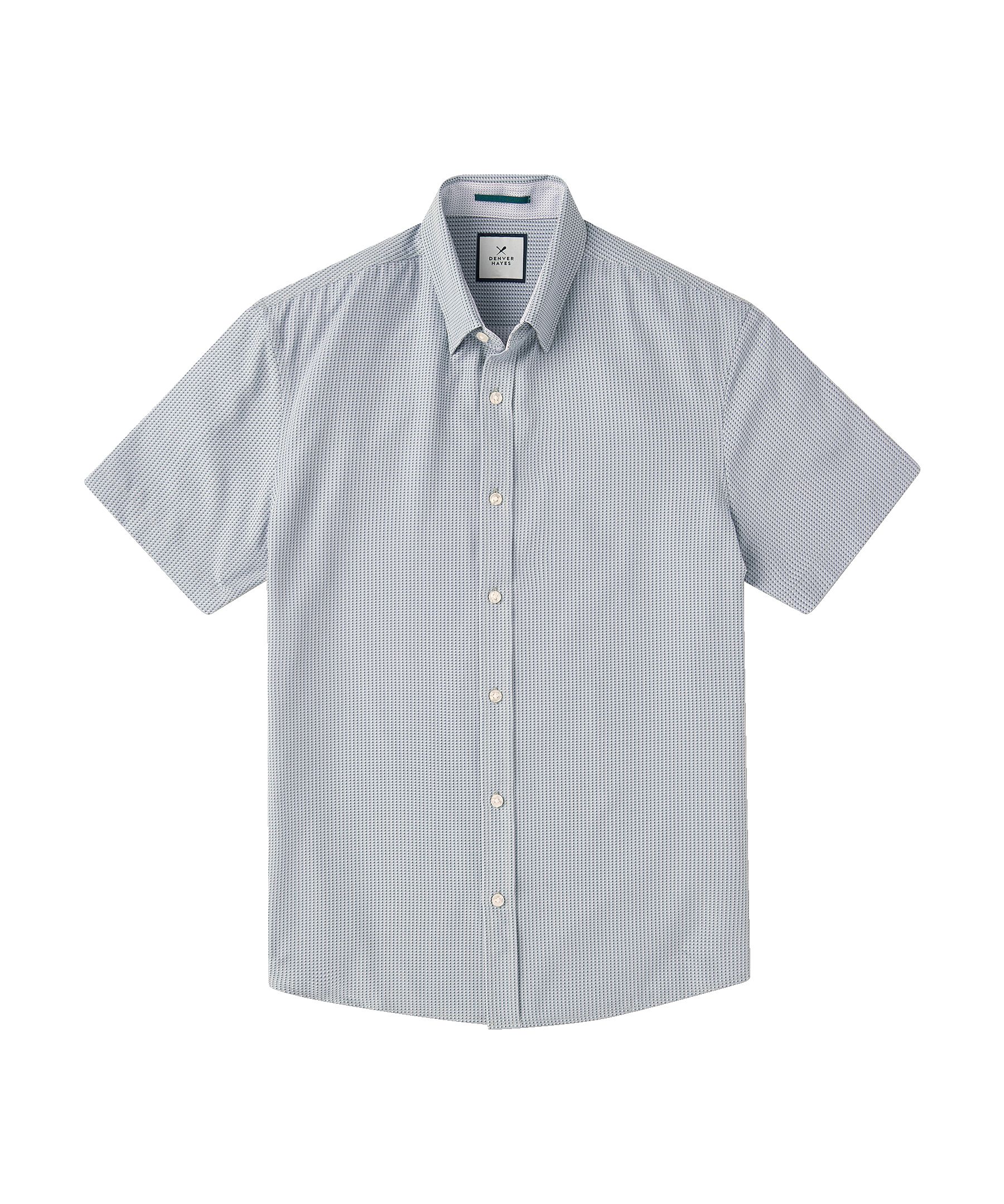 Denver Hayes Men's Short Sleeve 4-Way Stretch Shirt