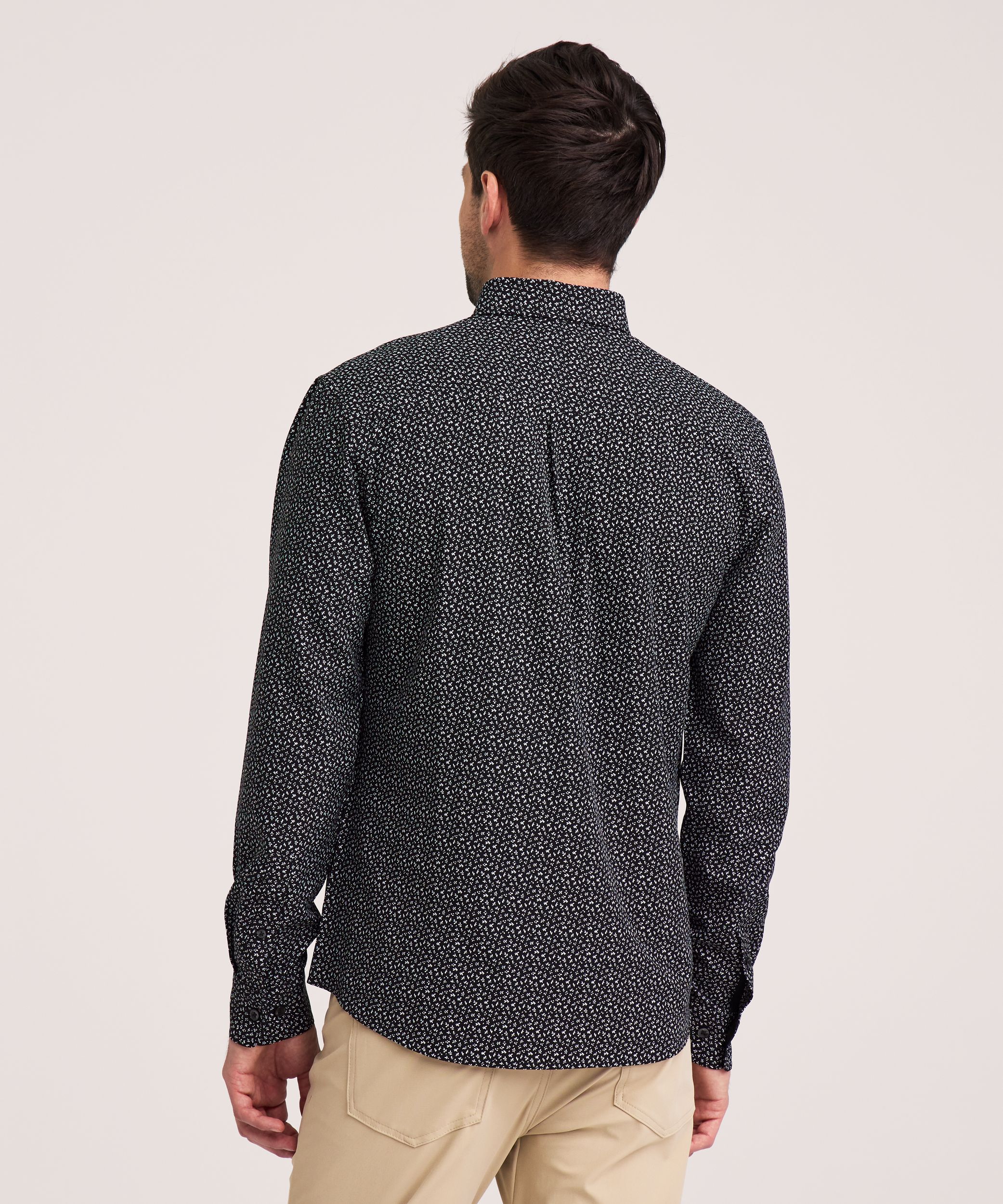 Chemise extensible hybride à manches longues pour hommes, Denver Hayes