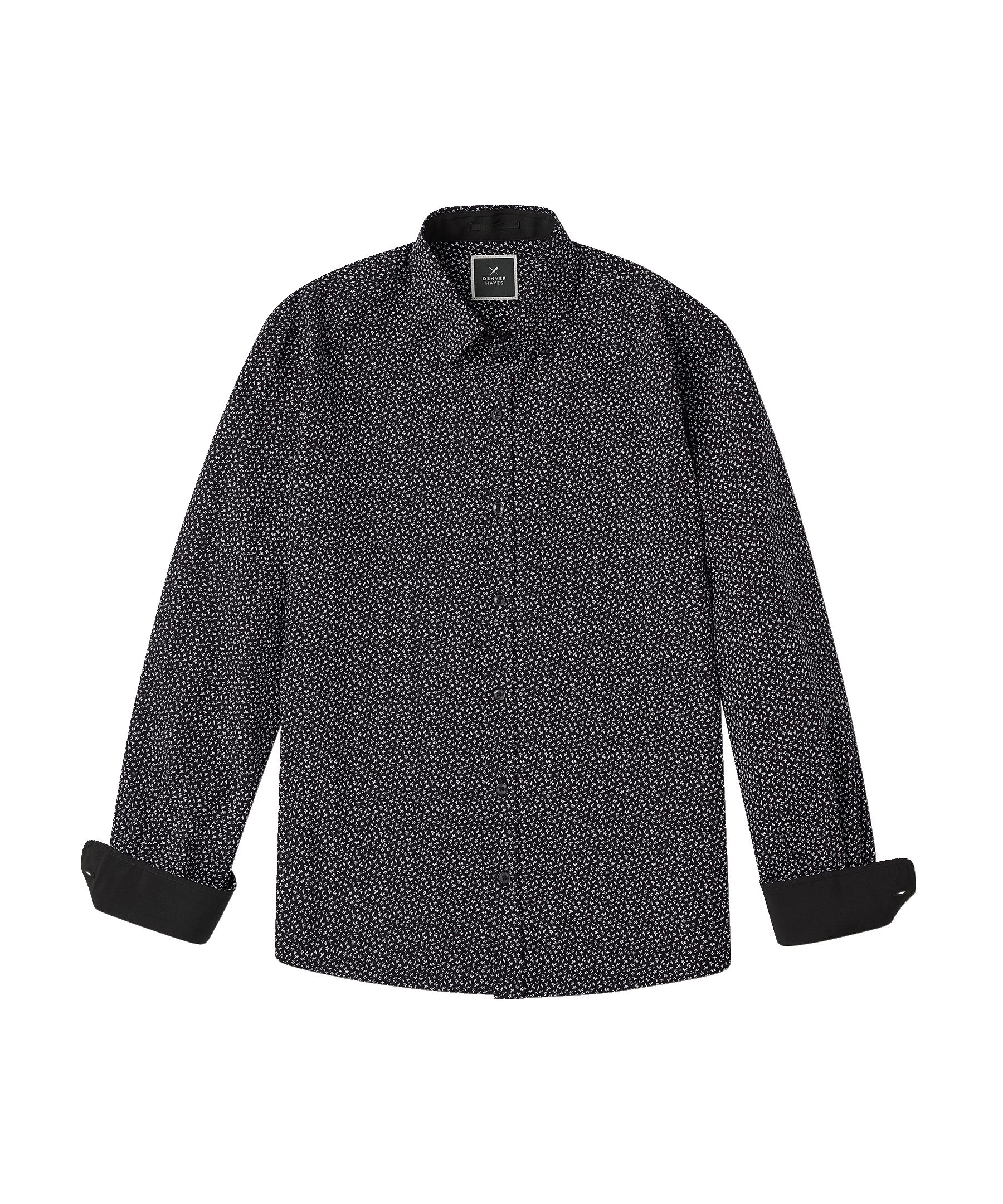 Chemise extensible hybride à manches longues pour hommes, Denver Hayes