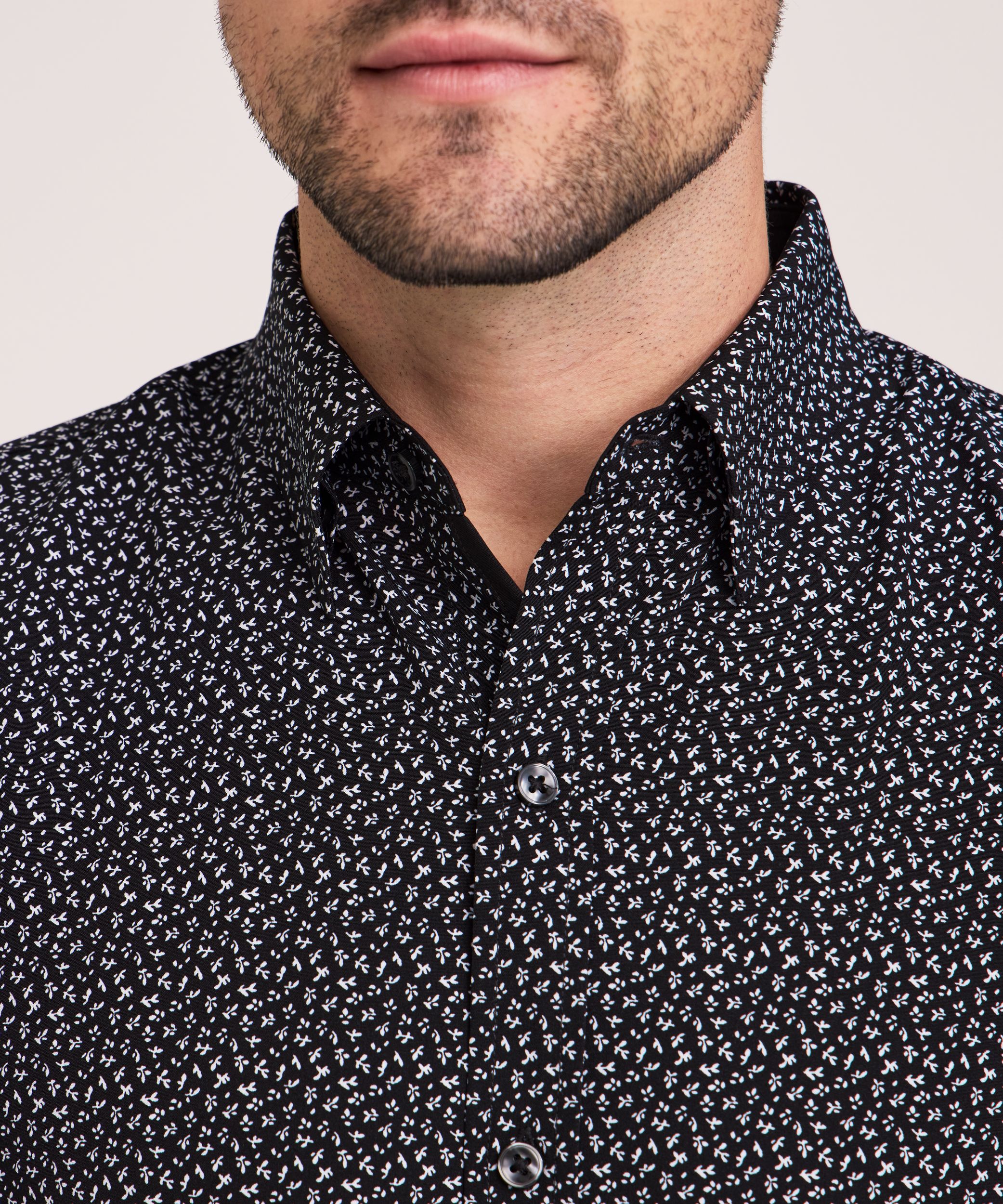 Chemise extensible hybride à manches longues pour hommes, Denver Hayes