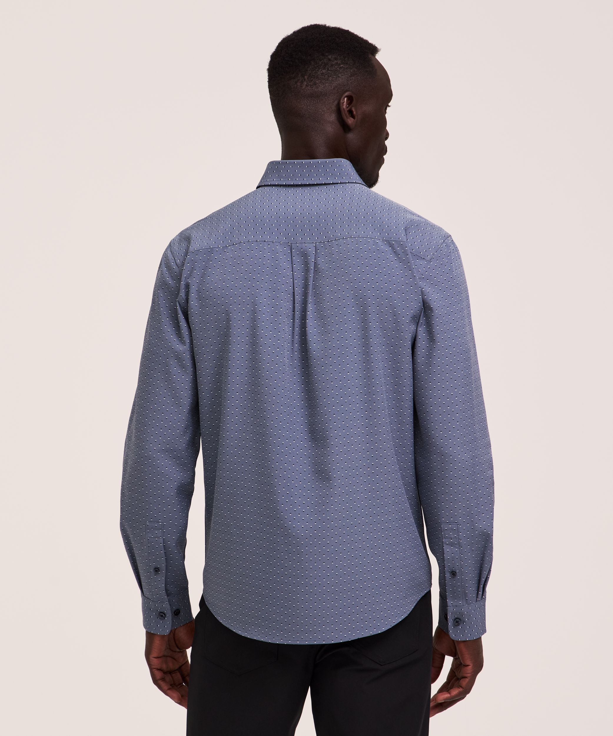 Denver Hayes Men's Long Sleeve Hybrid Stretch Shirt