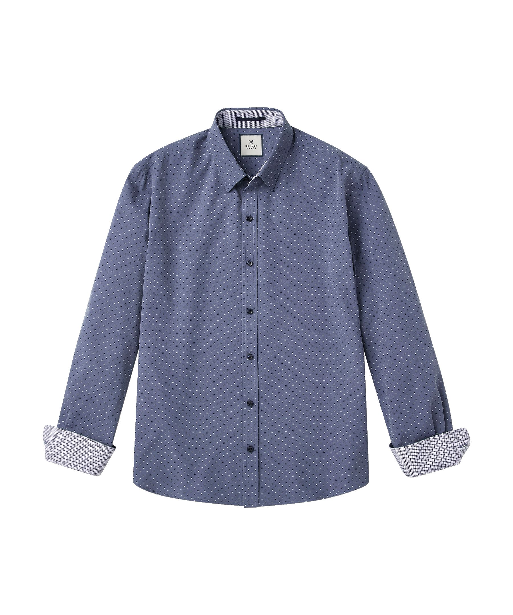 Denver Hayes Men's Long Sleeve Hybrid Stretch Shirt